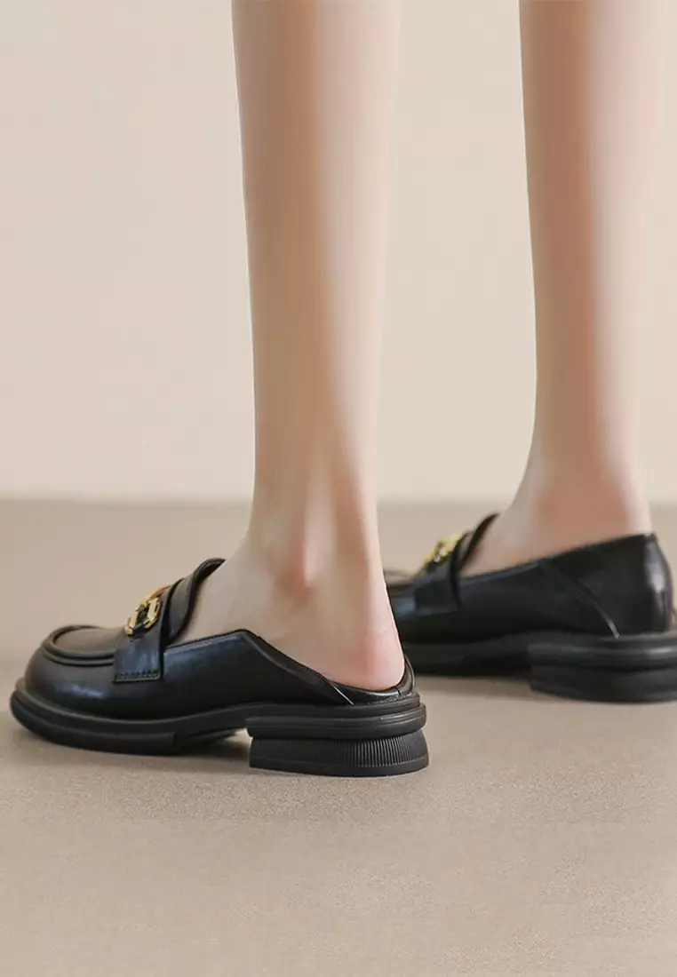 Microfiber Leather Loafers WW105-6