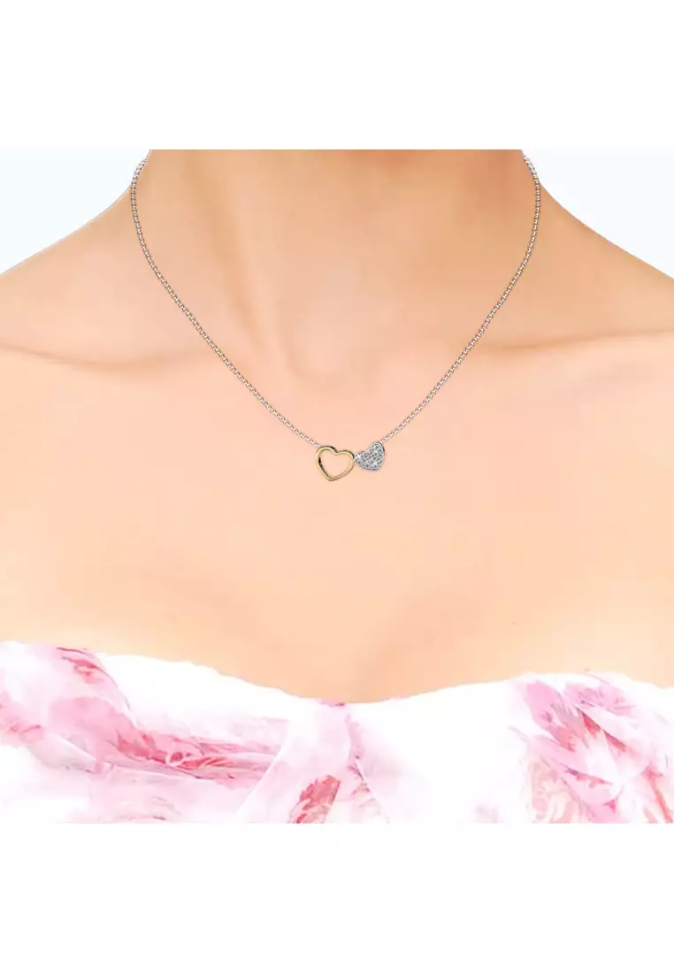 ( Multi Ways ) 2 Become 1 Pendant - Kalung Crystal Swarovski by Her Jewellery