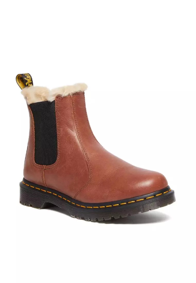 Fur lined cheap chelsea doc martens