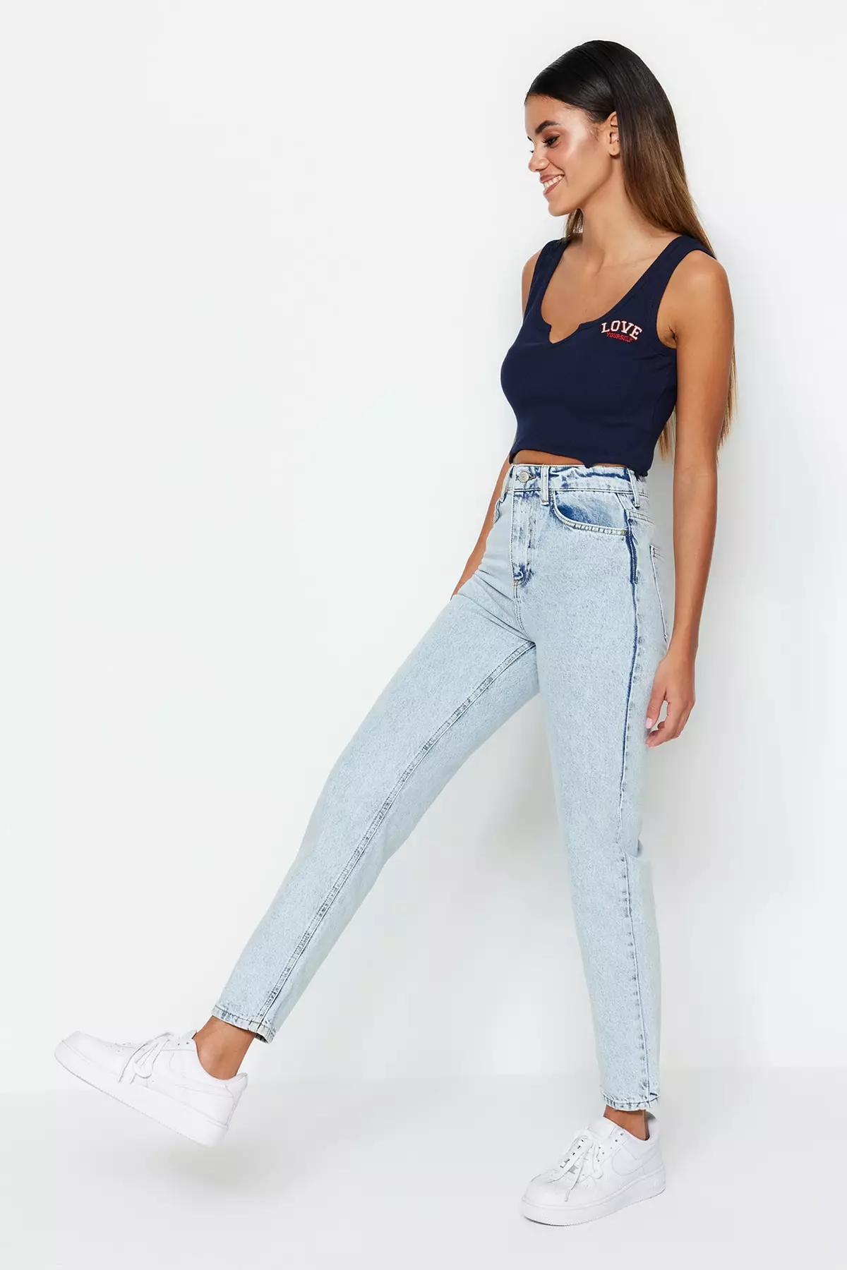 High Waist Mom Jeans