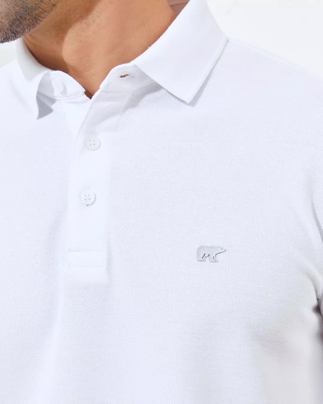 Jack Nicklaus Cairo Polo Shirt Pria Regular Fit Putih Colour White