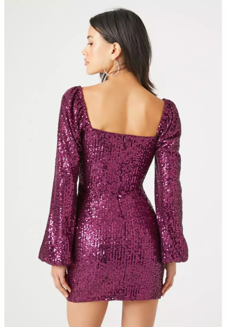 Long sleeve sequin dresses forever 21 new arrivals