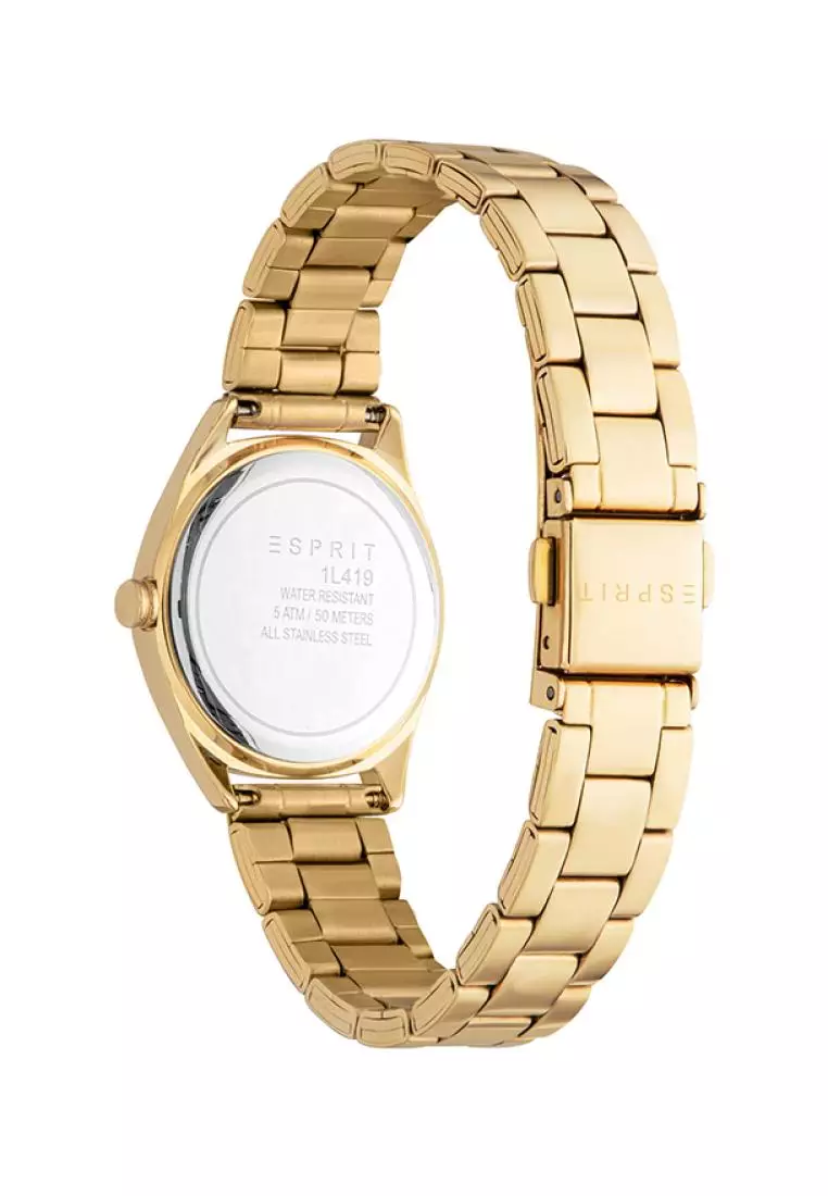 Buy ESPRIT Esprit River Gold Stainless Steel Analog Quartz Watch For