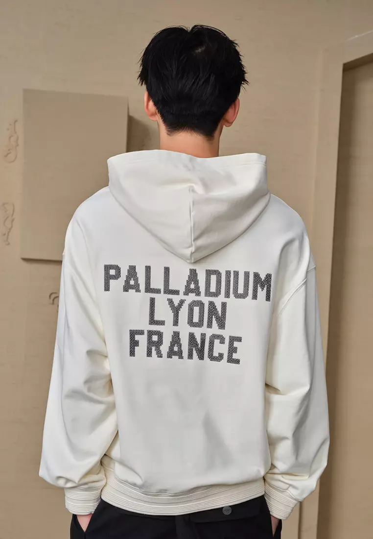 男裝 PALLADIUM LOGO 寬鬆連帽衛衣