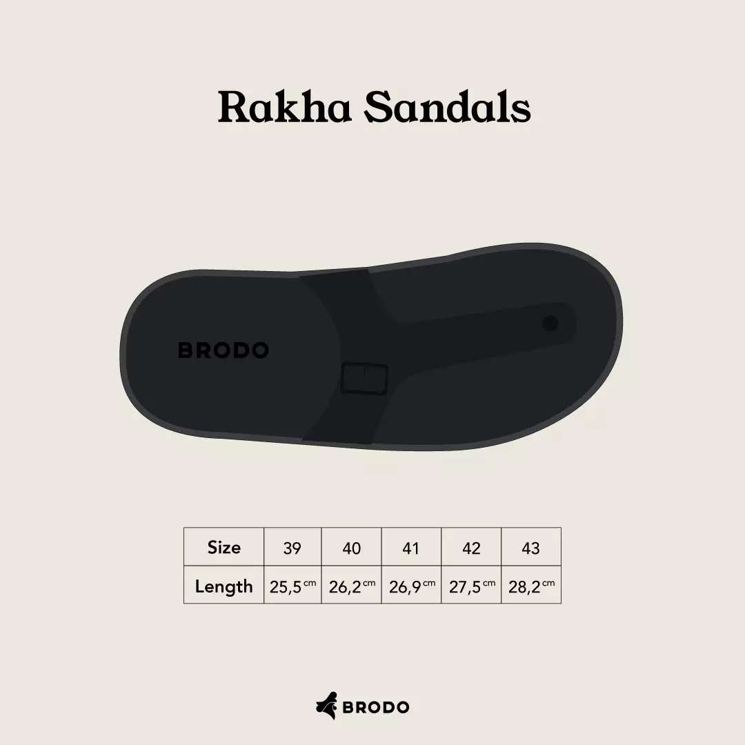 BRODO - Sandals Rakha Full Black