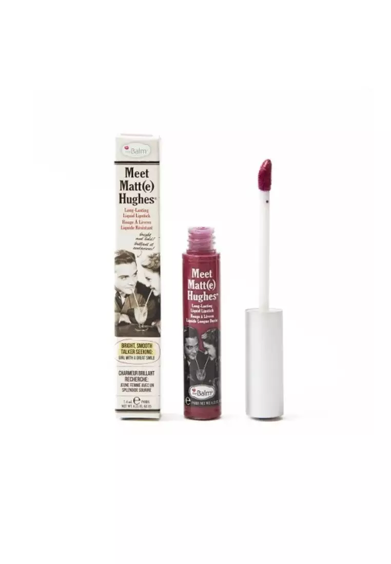 THE BALM MEET MATTLE HUGHES LONG LASTING LIQUID LIPSTICK DEDICATED