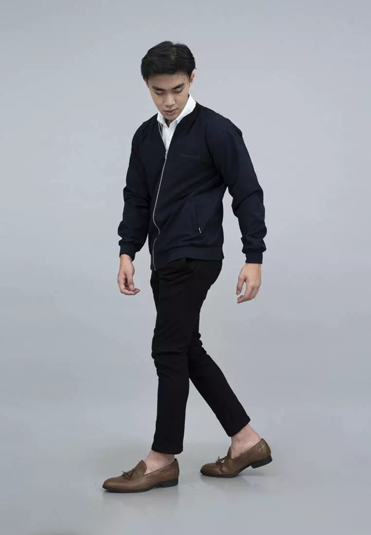 Houseofcuff Jaket Bomber Polos Windbreaker Navy