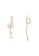 A-Excellence gold Music Earrings 093F0AC9528782GS_1