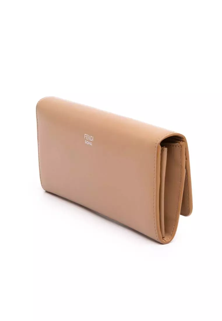 Pre-Loved Fendi Leather Hypnoteyes Continental Wallet
