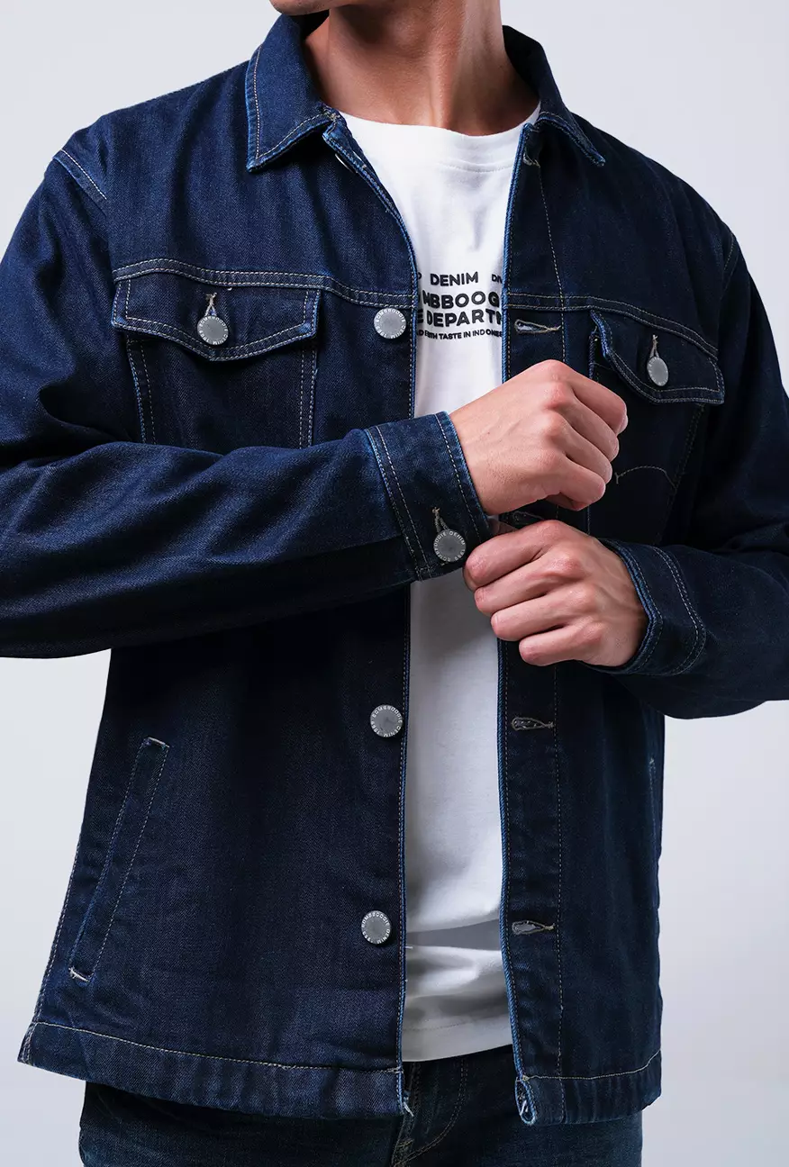 Jacket Denim Pria Hubner