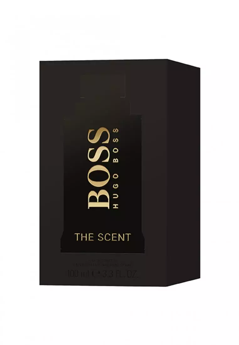 BOSS The Scent For Him Eau De Toilette 100ml - Ginger, Maninka Fruit, Leather Accords - Oriental Woody Perfume |Boss Fragrances by HUGO BOSS