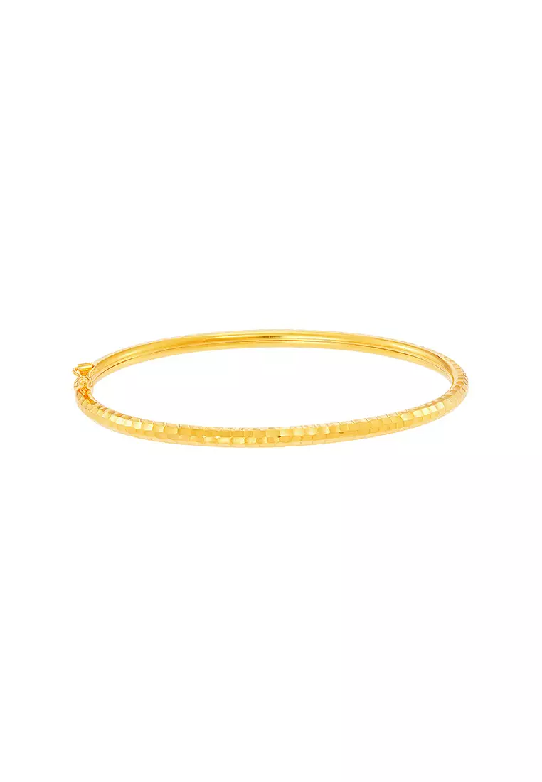 HABIB 925  Silver Bangle 203 S-TO3 DC YS
