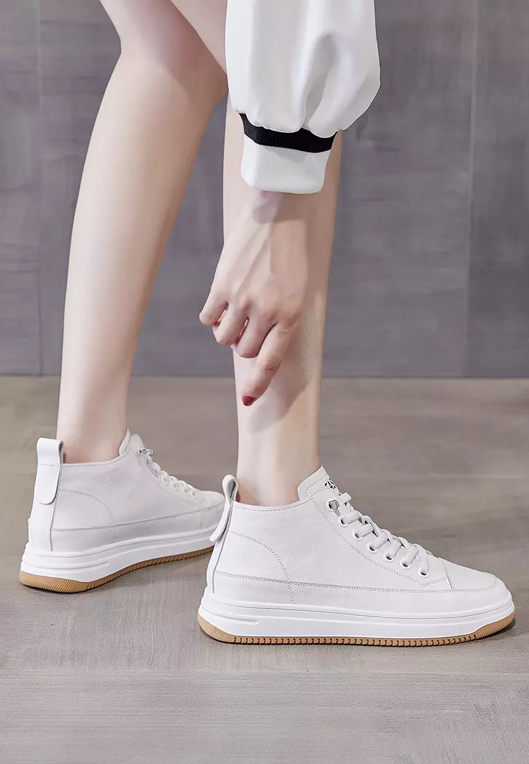 High-top Casual Leather Sneakers RX9303