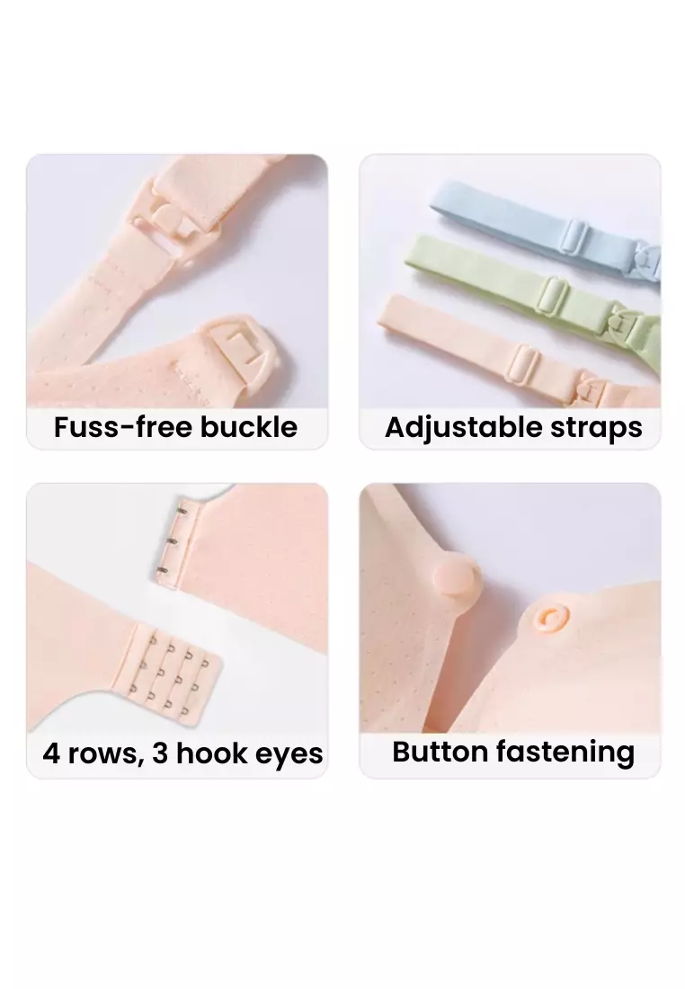 Premium Luna Seamless Nursing Bra in Nude