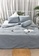 Milliot & Co. grey Ema Printed SS 3-pc Fitted Sheet Set 30D34HLE50A0DCGS_3