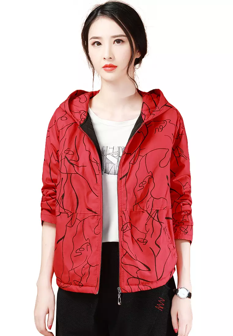 Red on sale jacket girls