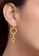 TOMEI TOMEI Drop Circles Earrings, Yellow Gold 916 (VXXHOE11819-1C) DE106ACF95E29CGS_3
