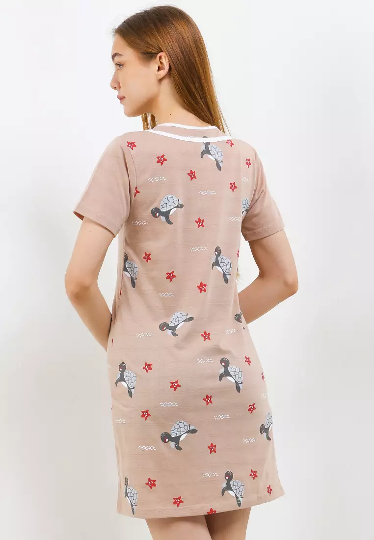 Dress Daster Pyjama Baju Tidur Sleepwear