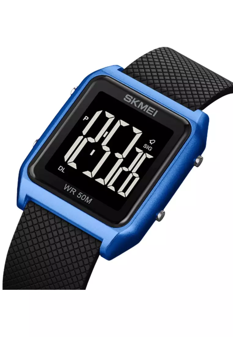 Jam Tangan Pria Digital Waterproof Many Function Strap Tali Material Silicone IR20 ORIGINAL