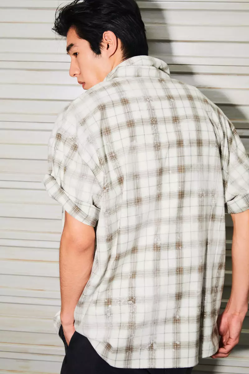 Loose Fit Short-sleeved printed shirt