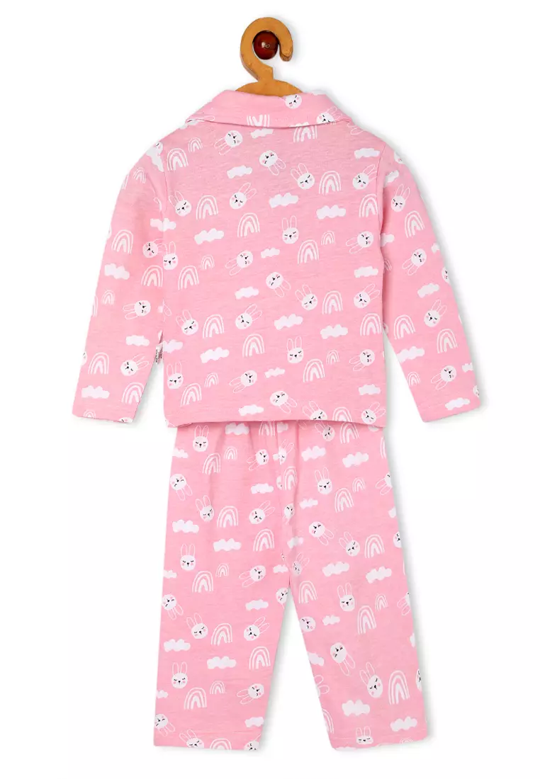 Baby and Kids Pajama Nightsuit Set- Cutey Bunny