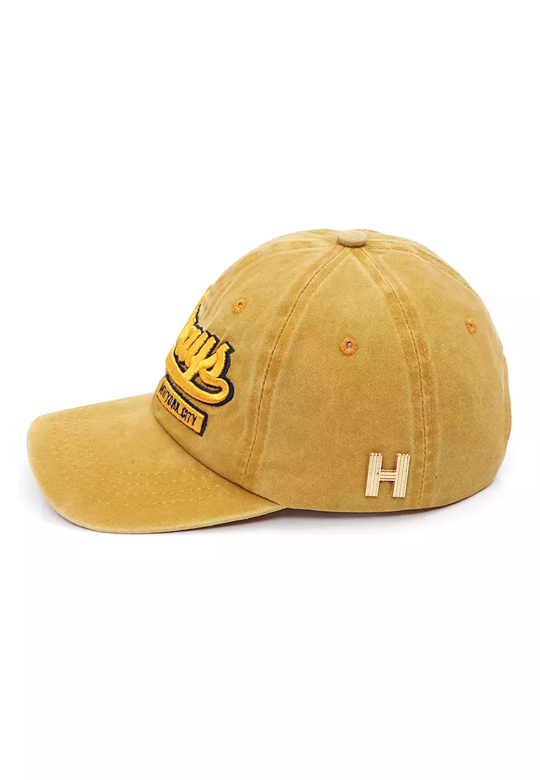 Drsh Topi Baseball Unisex Casual Sport Motive Always Adjustable Material Cotton Jean ORIGINAL - Yellow