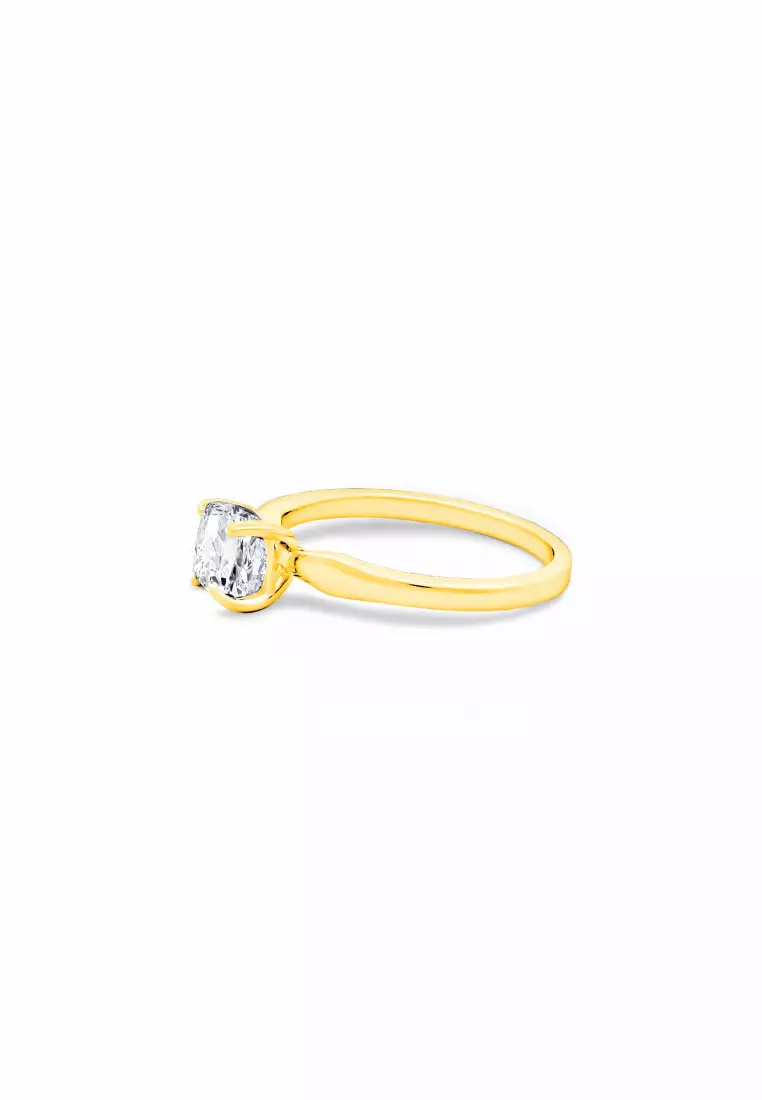 Frost Diamond – Regent Ice Ring (Gold Plated)