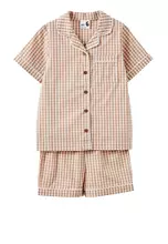 Taupy Brown/Gingham