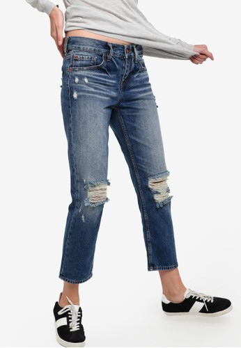 Relaxed Crop Cigar Jeans