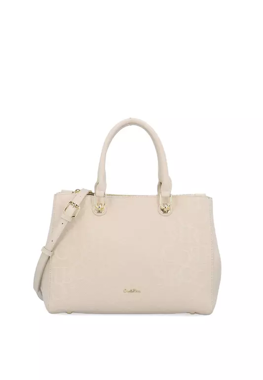 CR Isla Top Handle Bag - Beige