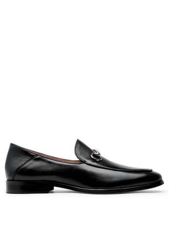 Twenty Eight Shoes black Leather Horsebit Loafers DS890107. D7D5ASHA833999GS_1