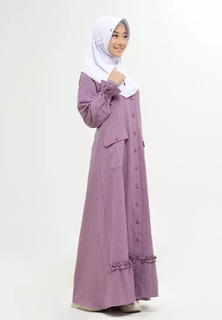 Rabbani - Dress Muslim Wanita Dara Sheva Exclusive - Ungu