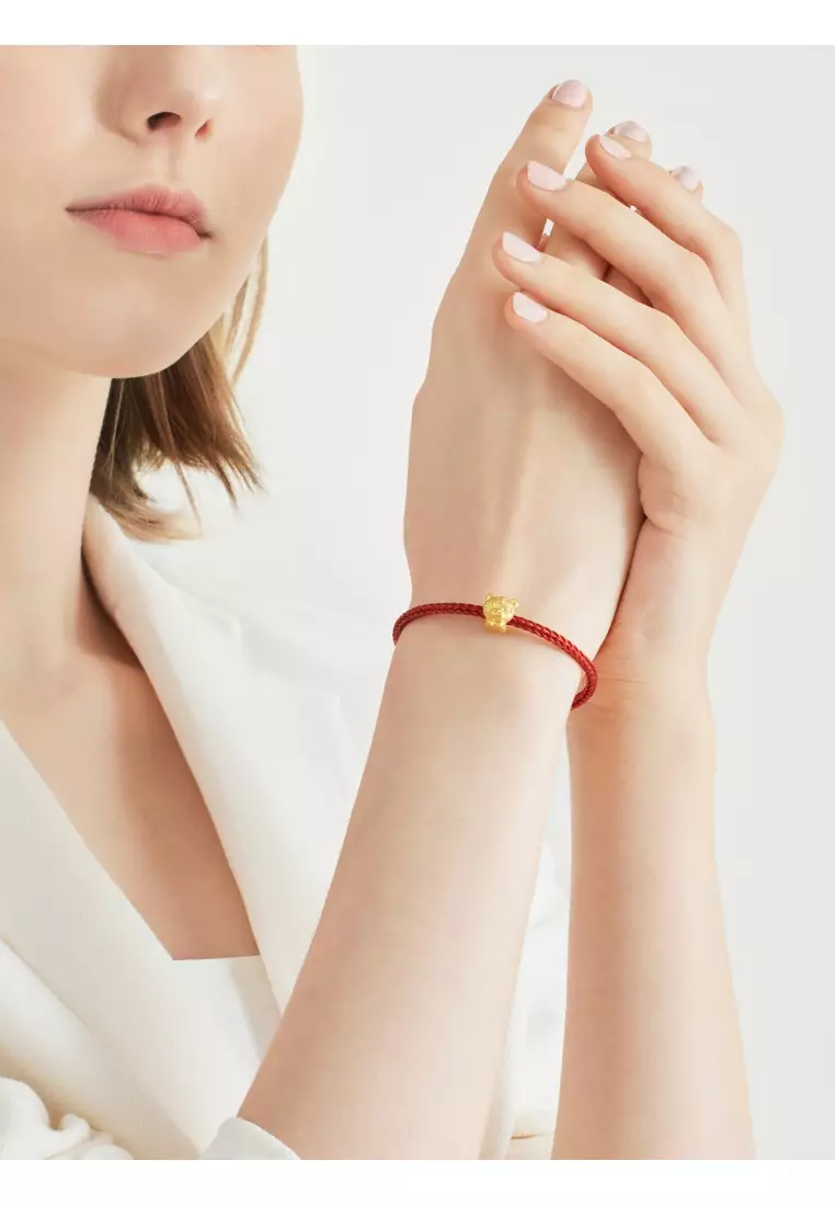 Charme 999 24K Gold Chinese Zodiac Tiger Charm 93693C (Bracelet not included)