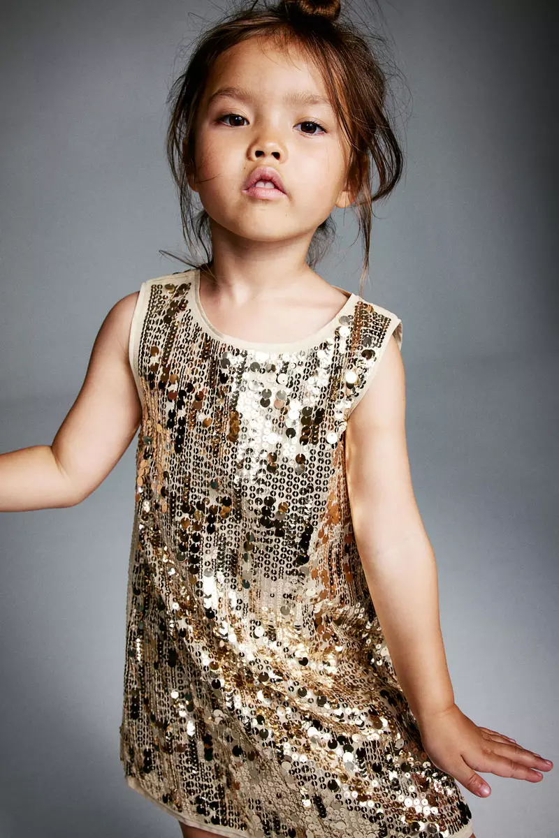 h&m sequin dress