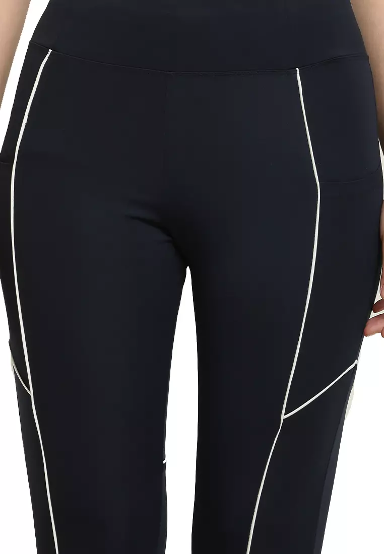 Womens Navy Active Premium Training/Workout Leggings