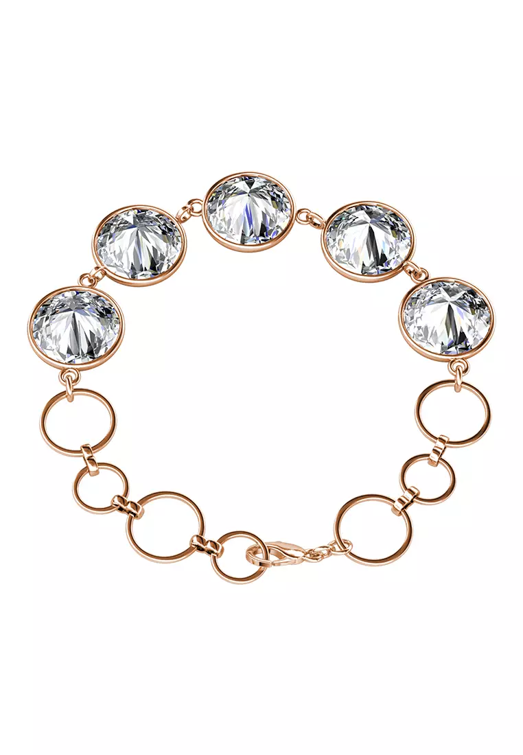 Circlet Quin Bracelet RG - Gelang Crystal Luvea Collection by Her Jewellery