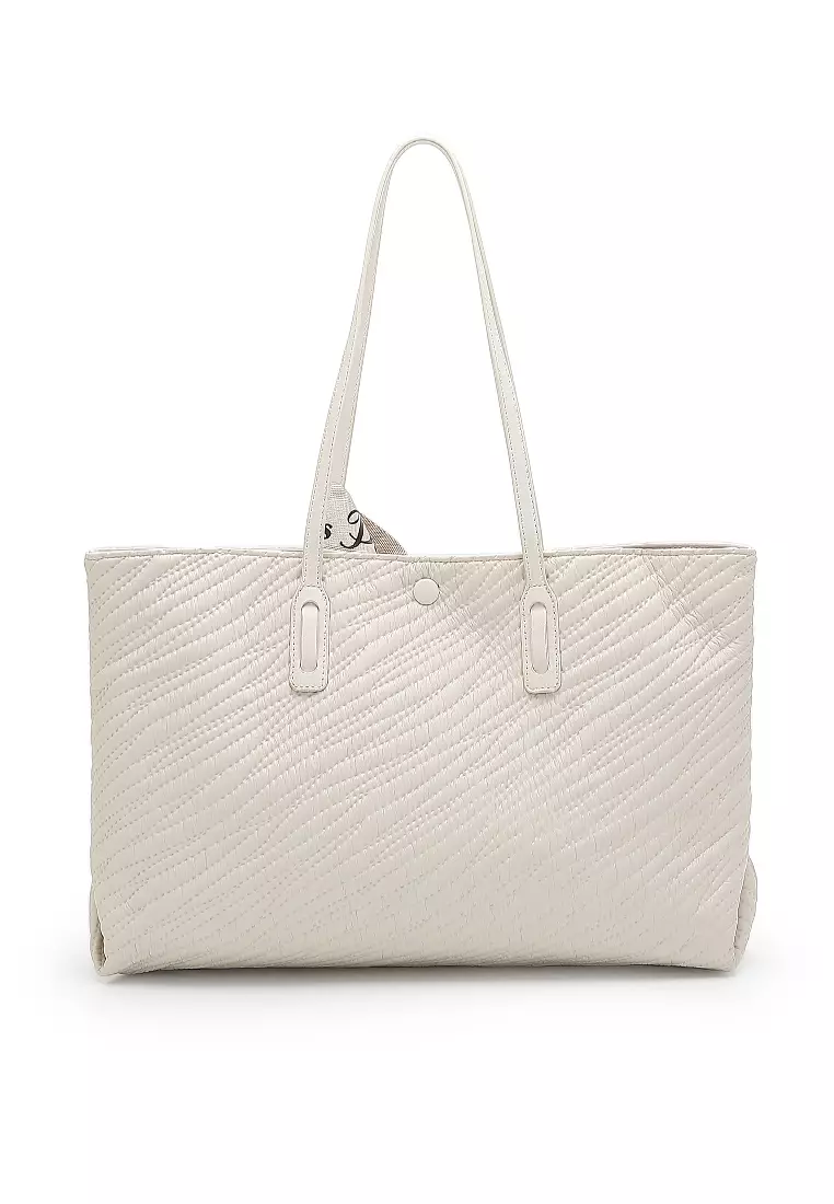 Women's Top Handle Bag / Sling Bag / Crossbody Bag - White