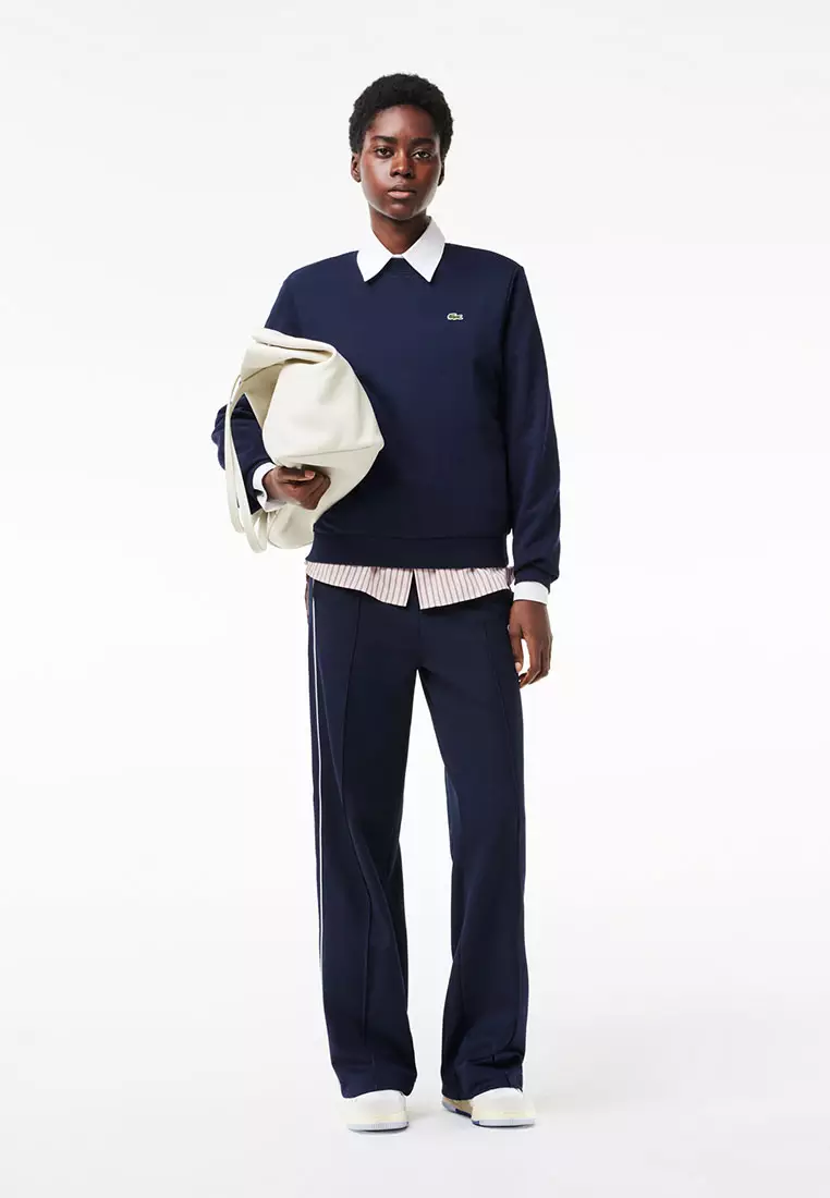 Women's Lacoste Color-block Unbrushed Fleece Sweatshirt