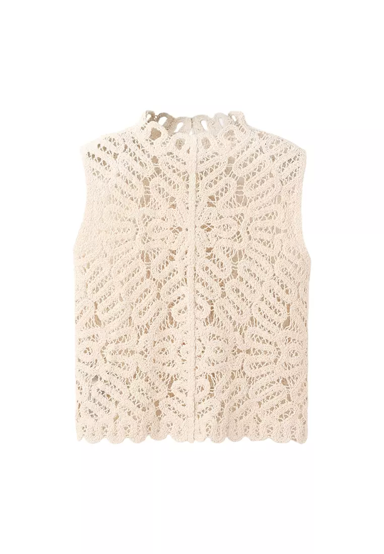 Openwork Knit Top