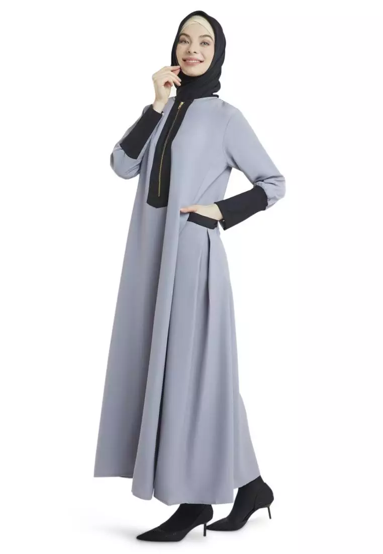 Queenza Dress Gamis Wanita Muslimah By Zayidan Hafsoh - Abu