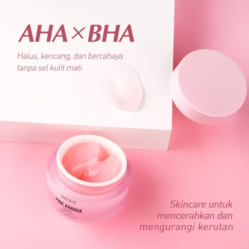 Nacific Pink AHA BHA Cream (50ml)