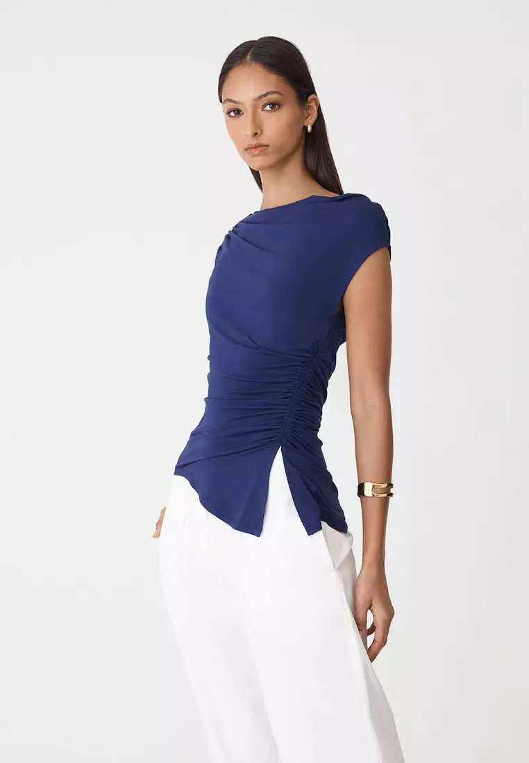 Keeley Bamboo Split Hem Top