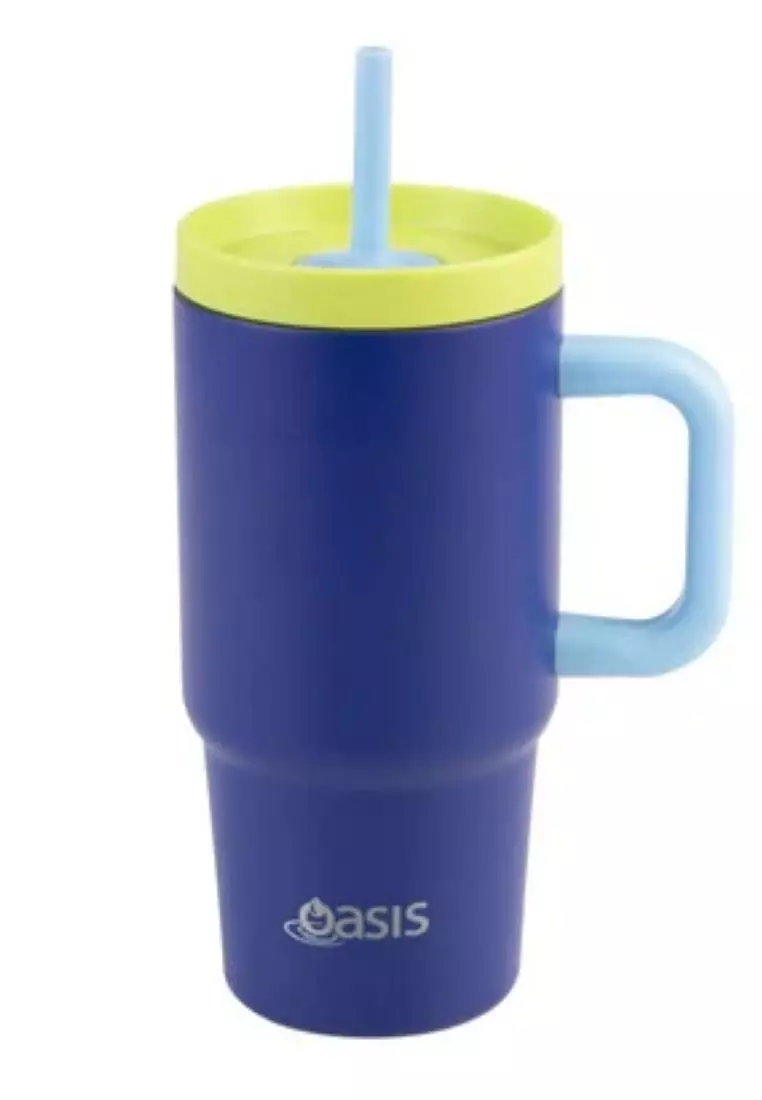 Oasis Stainless Steel Insulated Mini Commuter Travel Tumbler 700ML - Peacock Blue