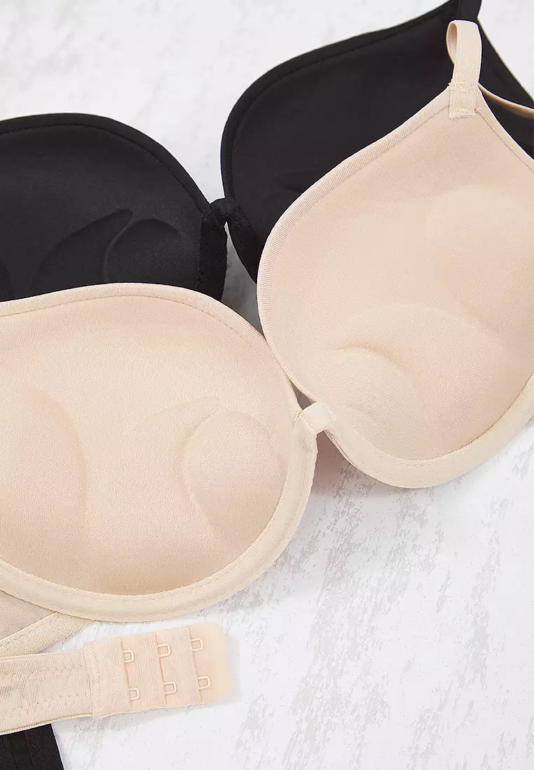 2 Packs Micro Push Up Bras