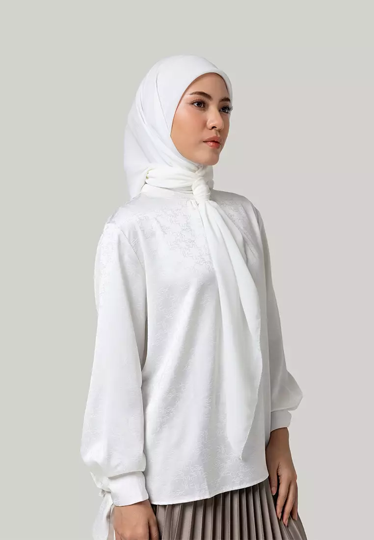 Kami CALM Scarf Plain White