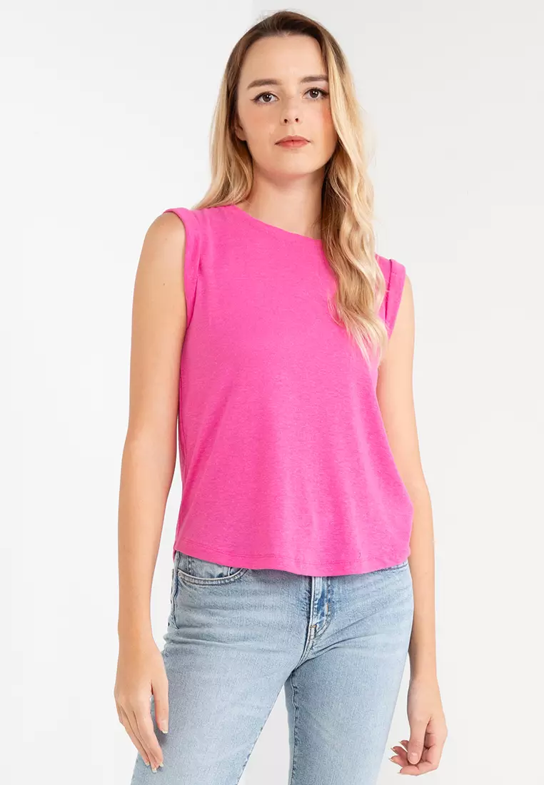 GAP Linen Blend Shell Top 2024 Buy GAP Online ZALORA Hong Kong