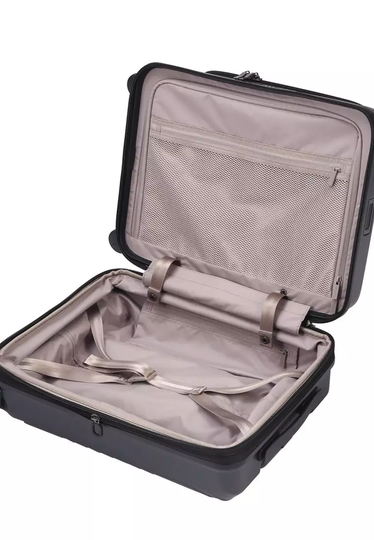 CROSSING INVI 20" Carry On Expandable Luggage With Front & Middle Access V3 - Black