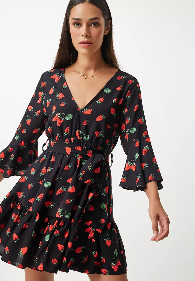 Strawberries Printed Dress