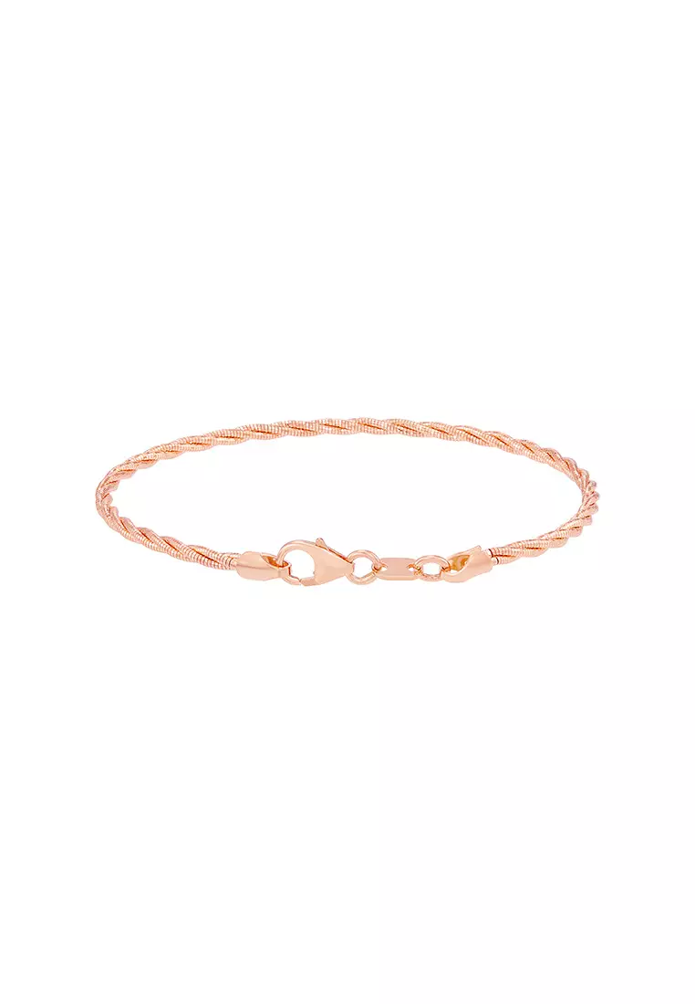 HABIB Oro Italia 916 Rose Gold Bracelet GW53840525(R) (22K Gold)