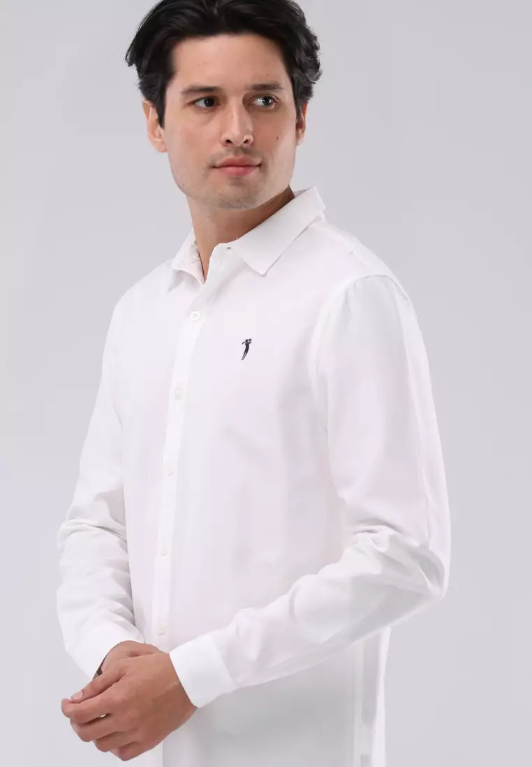 Woven Polo Long Sleeves